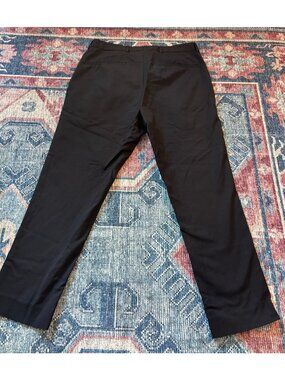 Topman Mens Black Dress Pants 30R Slim Fit Viscose Blend With Pockets Short